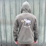 CTB Dog With Bagel Zip-Up Hoodie