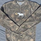 CTB Bagel Dog Camo Crew Neck Sweatshirt
